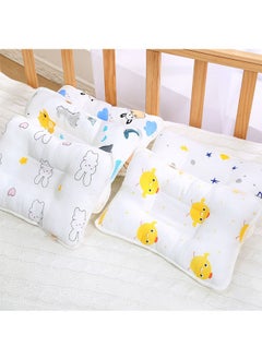 ZCM-HAPPY 2 Piece Baby Pillow Cartoon Pattern Children Shaped Pillow for Head Protection Anti Roll Baby Bedding Nursing Pillow Infant Head Support Soft Cute Comfortable Baby Head Support Pillow  - Image 3