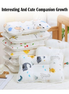 ZCM-HAPPY 2 Piece Baby Pillow Cartoon Pattern Children Shaped Pillow for Head Protection Anti Roll Baby Bedding Nursing Pillow Infant Head Support Soft Cute Comfortable Baby Head Support Pillow  - Image 4