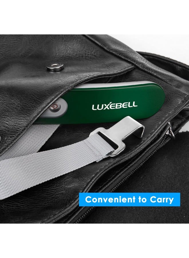 LUXEBELL Digital Travel Scale, Luggage Scale Gift for Traveler Suitcase Handheld Weight Scale 110lbs (Green) - Image 5