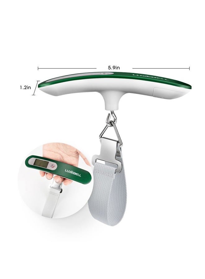 LUXEBELL Digital Travel Scale, Luggage Scale Gift for Traveler Suitcase Handheld Weight Scale 110lbs (Green) - Image 3