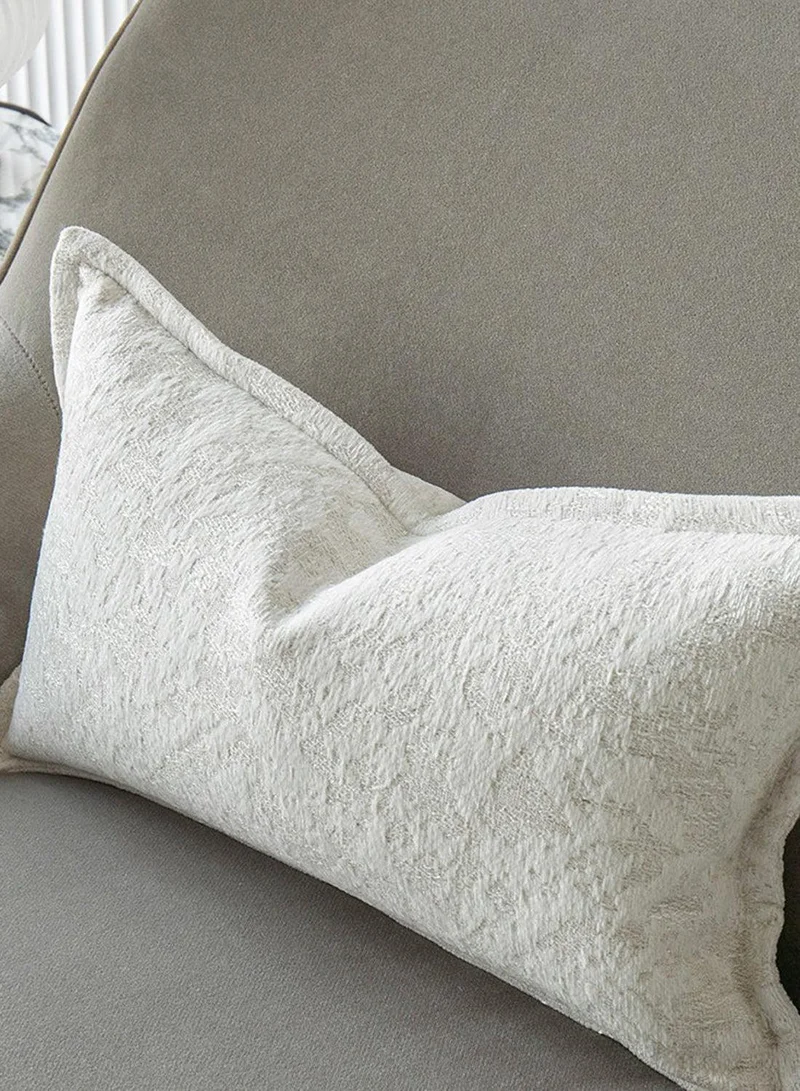 KNOT HOME Cushion Aidan Bianca (with filler) Pillow Knot Home Cover Set for Modern Sofa Contemporary Living Room Bedroom and Office Soft Washable