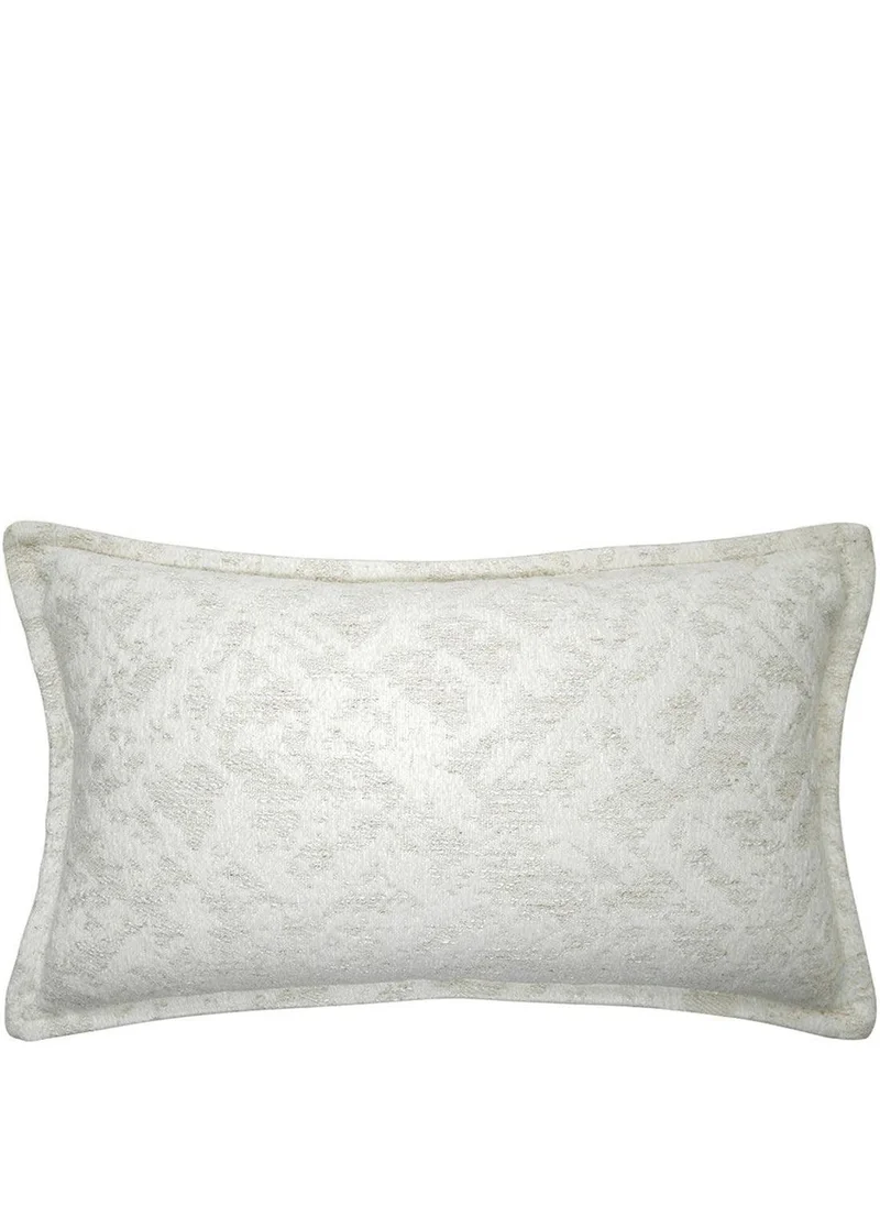 KNOT HOME Cushion Aidan Bianca (with filler) Pillow Knot Home Cover Set for Modern Sofa Contemporary Living Room Bedroom and Office Soft Washable