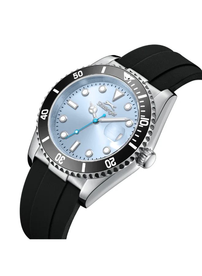 Slazenger  Slazenger Men's Date Blue Dial Watch - SL.9.2571.2.301  | Best Price UAE
