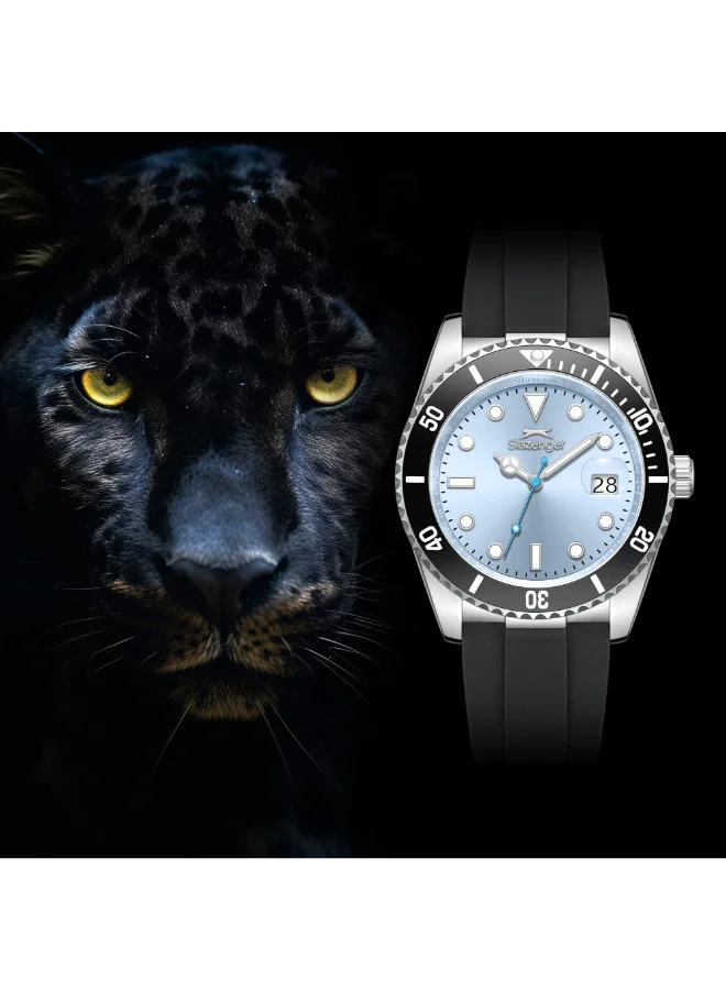 Slazenger  Slazenger Men's Date Blue Dial Watch - SL.9.2571.2.301  | Best Price UAE