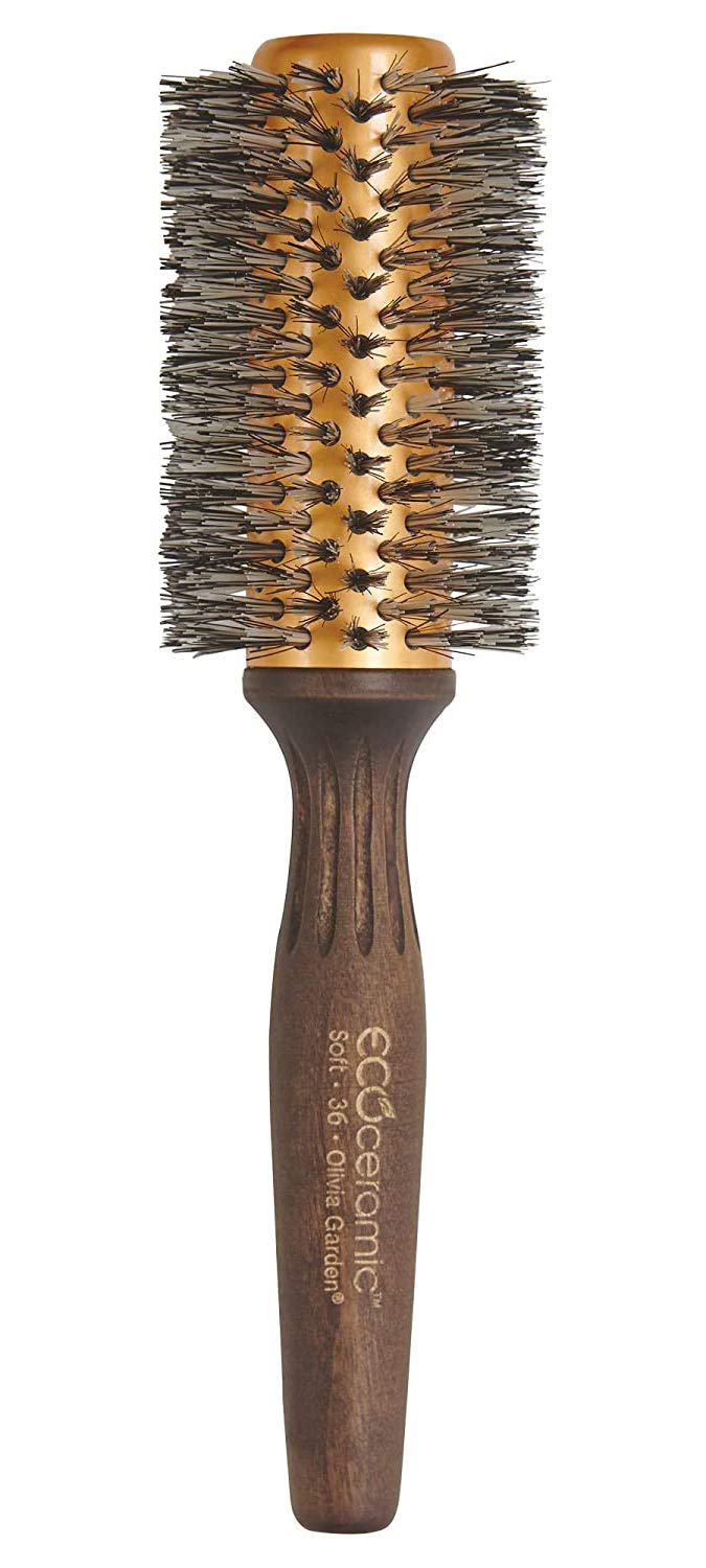 Olivia Garden فرشاة شعر حرارية دائرية ناعمة من أوليفيا جاردن إيكوسيراميك EC-36S (2 1/2") - Image 1