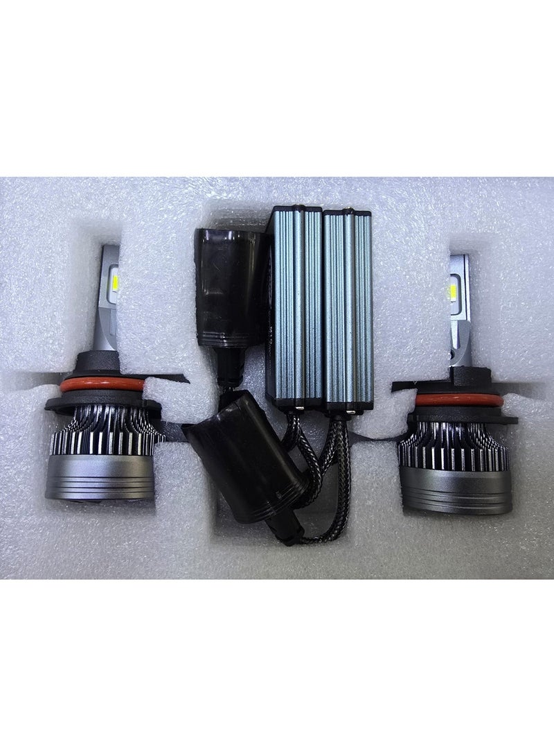 رايموس مصباح أمامي LED Raymos 9007 H/L RM8 Pro Max - 75 واط، 15000 لومن، درجة حرارة اللون 6000 كلفن - Image 1