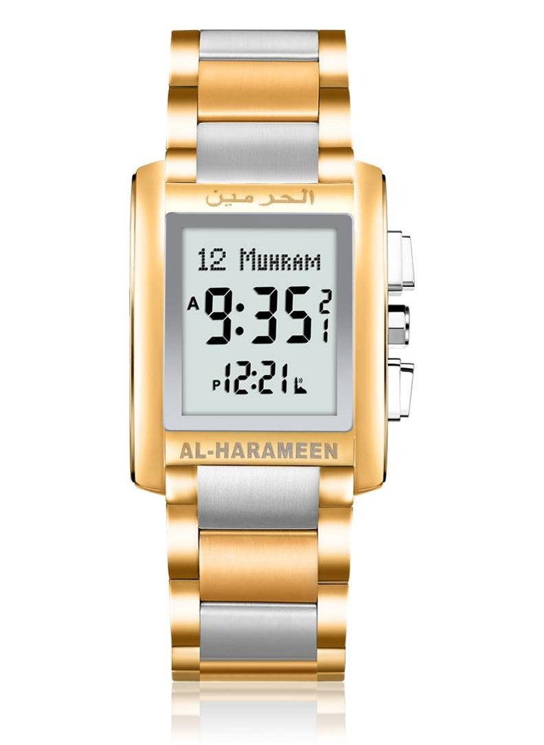 AL-HARAMEEN - Classic Digital Islamic Prayer Men's Watch HA-6208CW - Image 1