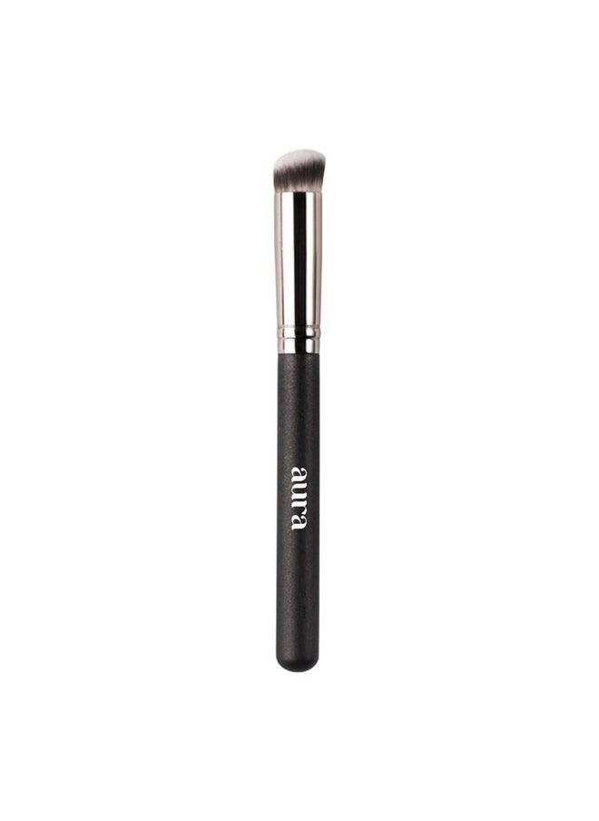 AURA - Ealer Brush By Aura. Under Eye, Nose Contour Brush For Concealing, Blending, Setting, Buffing With Powder, Liquid, Cream Cosmetics. Versatile Applicator For Flawless Finish. - Image 1