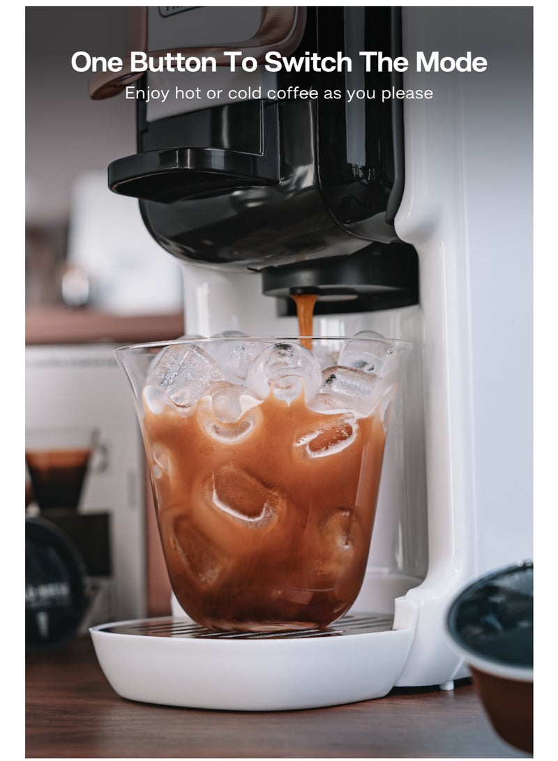 Hibrew 5-in-1 Multi Capsule Coffee Maker, Hot/Cold Brew, for ESE Pod & Ground Coffee, H2B - Image 3