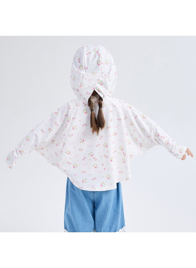 DEESHA Breathable, Sun-protected & Cool】baby Girls' Lightweight Autumn Jacket With Bat Sleeves - Sun Protection & Air-conditioning Outerwear - Image 3