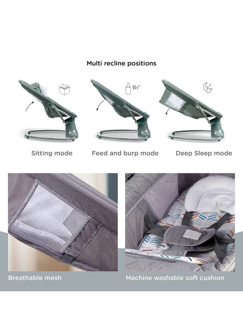 Arababy - 3-In-1 Deluxe Multifunctional Soothing Vibrational Baby Resting Bassinet - Image 1