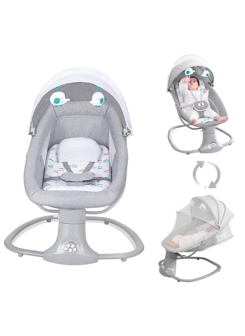 Arababy - 3-In-1 Deluxe Multifunctional Soothing Vibrational Baby Resting Bassinet - Image 1