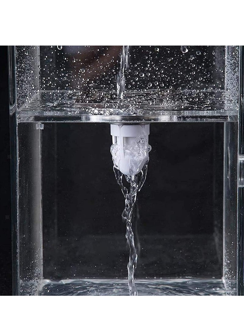 أوزيغالور 4-قطعة من القنوات المضادة للرائحة المطاط السوداء للأرضية في الحمام والمطبخ، بدون مرشح، مضاد للإنسداد، منع العكس التدفقي - Image 4