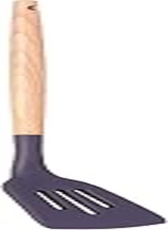 OR Silicone Slotted Turner - Black and Beige 