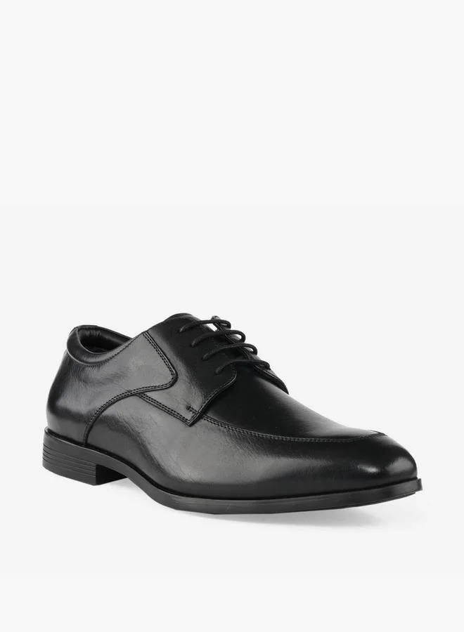 LBL By Shoexpress Men Leather Lace-Up Derby Shoes