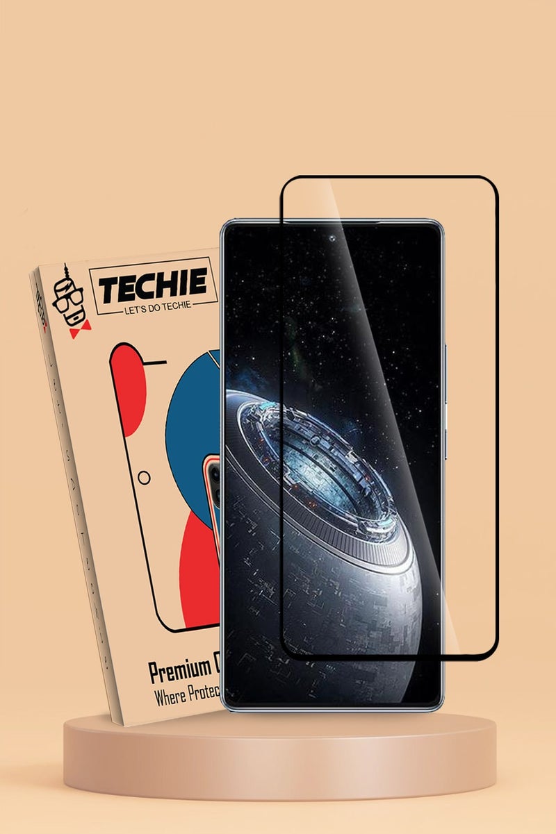 Techie واقي شاشة زجاجي مقسى عالي الدقة 9H بالكامل لجهاز إنفينيكس GT 20 برو 5G 2024 - مقاوم للخدوش، مضاد لبصمات الأصابع، وتكنولوجيا خالية من الفقاعات - Image 1