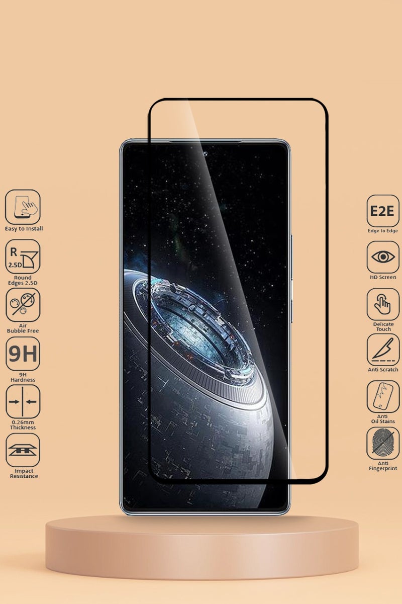 Techie واقي شاشة زجاجي مقسى عالي الدقة 9H بالكامل لجهاز إنفينيكس GT 20 برو 5G 2024 - مقاوم للخدوش، مضاد لبصمات الأصابع، وتكنولوجيا خالية من الفقاعات - Image 2