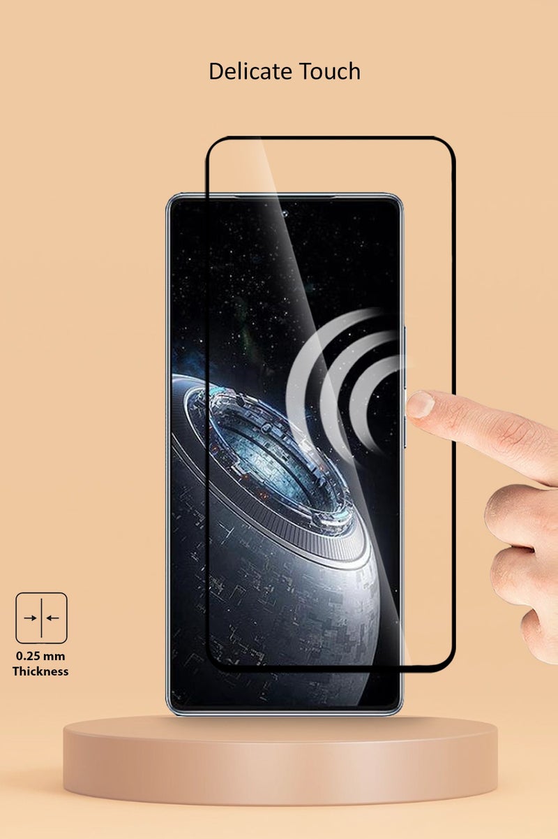 Techie واقي شاشة زجاجي مقسى عالي الدقة 9H بالكامل لجهاز إنفينيكس GT 20 برو 5G 2024 - مقاوم للخدوش، مضاد لبصمات الأصابع، وتكنولوجيا خالية من الفقاعات - Image 4