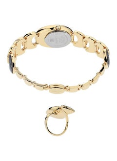 TITAN Raga Metal Black Ladies Watch With Finger Ring 95107Ym01  - Image 4