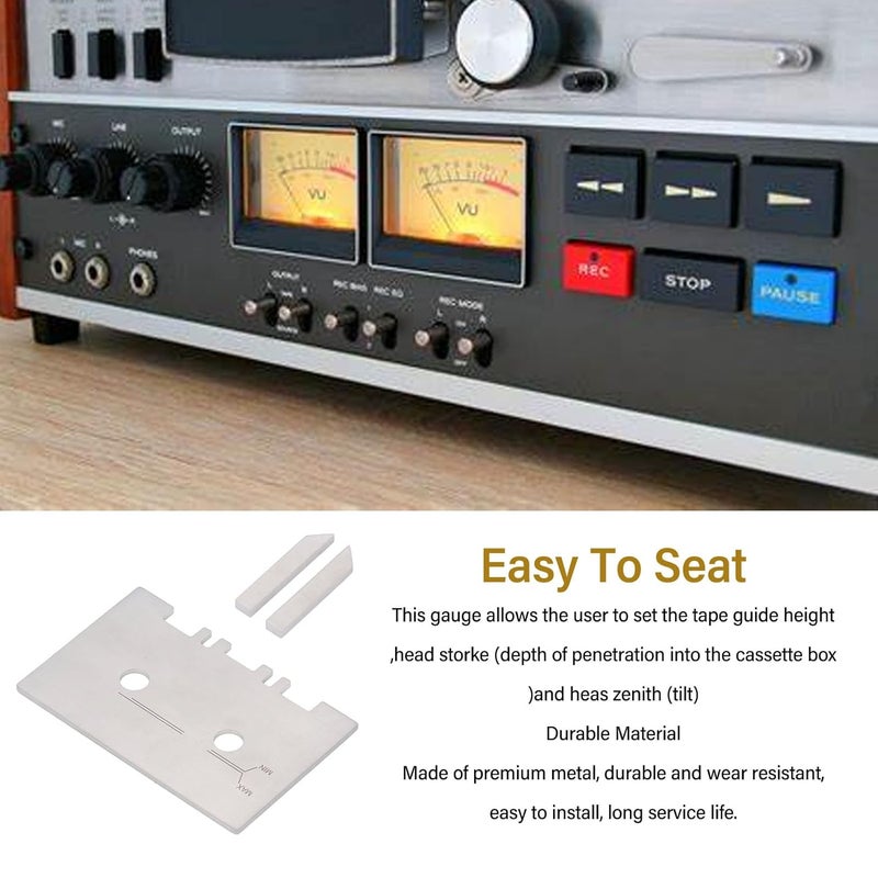 عدّاد محاذاة رأس كاسيت TEAC مجموعة أدوات توجيه ميكانيكية عالية الدقة - Image 4