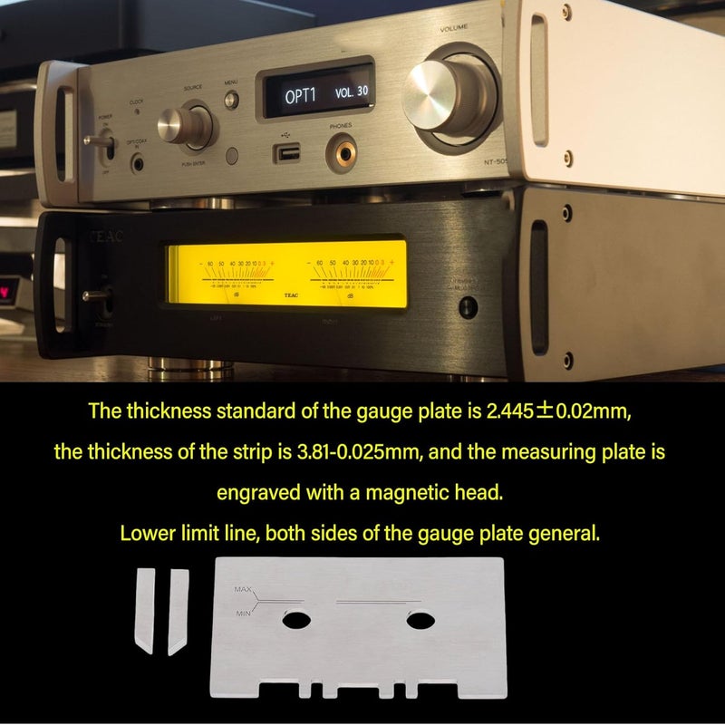 عدّاد محاذاة رأس كاسيت TEAC مجموعة أدوات توجيه ميكانيكية عالية الدقة - Image 5