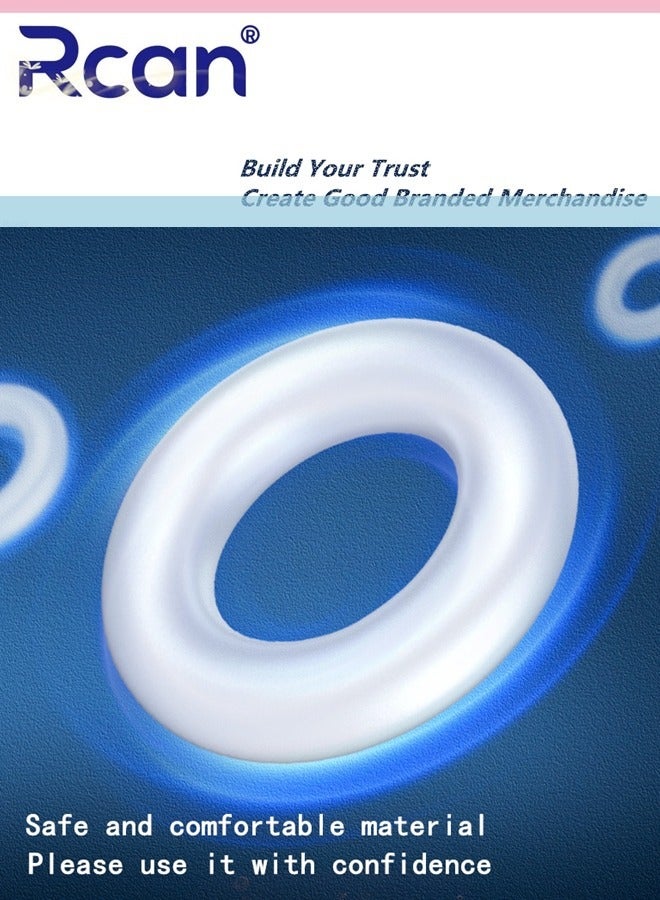 ركان حلقة رياضية مرنة للرجال من السيليكون سهلة التمدد ومقاومة للتمزق ومقاومة للتمزق وتحمل ممتد ومقاومة للماء ومقاومة للاهتراء وناعمة مناسبة للمنزل الرياضي للذكور - Image 2