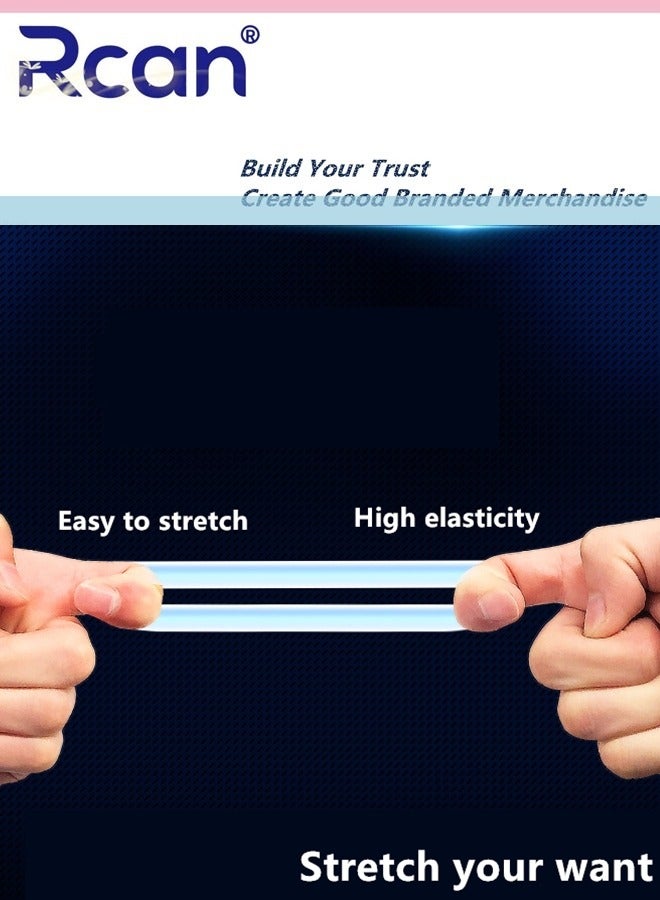 ركان حلقة رياضية مرنة للرجال من السيليكون سهلة التمدد ومقاومة للتمزق ومقاومة للتمزق وتحمل ممتد ومقاومة للماء ومقاومة للاهتراء وناعمة مناسبة للمنزل الرياضي للذكور - Image 3