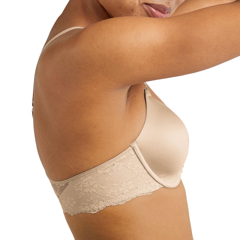 Maidenform Womens One Fab Fit T-shirt Bra, Lightly-lined Underwire Racerback For Bras, Latte Lift, 38B US - Image 2