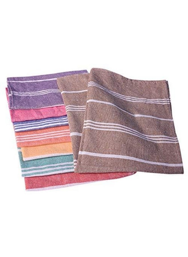 COMFORT WEAVE منشفة يد قطنية COMFORT WEAVE 250 GSM (طقم من 8 قطع، متعددة الألوان) - Image 3