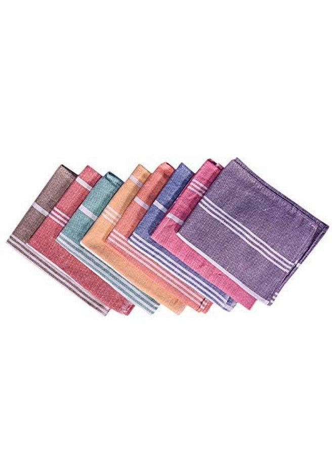 COMFORT WEAVE منشفة يد قطنية COMFORT WEAVE 250 GSM (طقم من 8 قطع، متعددة الألوان) - Image 4
