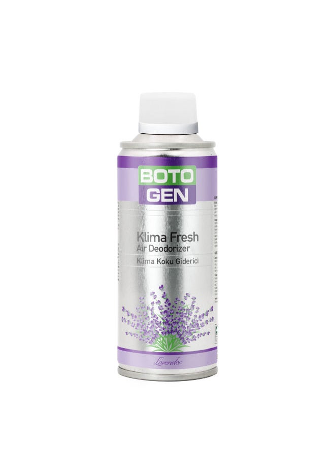 Boto Gen Air conditioner sterilizer and freshener with lavender scent, KLIMA FRESH LAVANDER 200 ML - BT1776- Turkish industry with German technology -  - Image 1