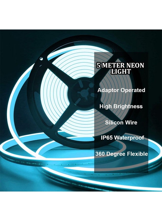 fizzytech LED Ice Blue Neon Rope Strip Light - Image 4