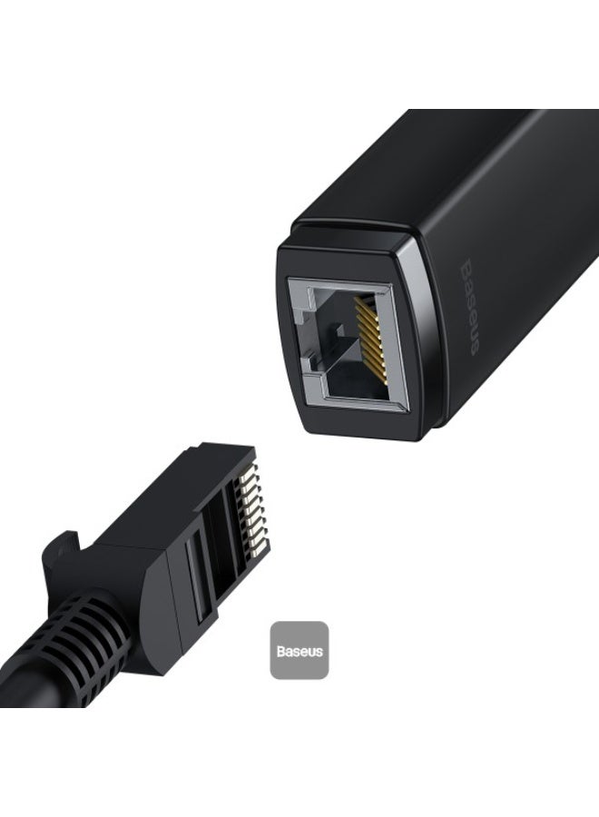 بيسوس محول شبكة إيثرنت Baseus Lite Series USB-A إلى RJ45 لشبكة مستقرة - Image 2
