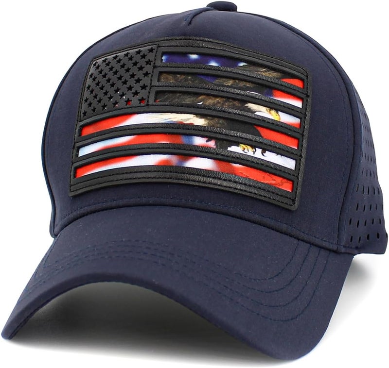 KBETHOSA Flag USA America Military Thin Blue Line Thin Red Line Vintage Distressed Baseball Cap Dad Hat Unisex Adjustable - Image 2