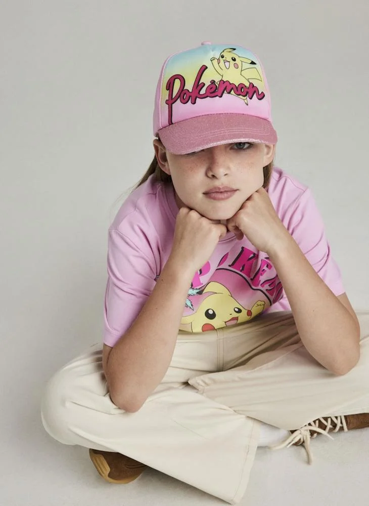 نيم ات Kids Pokemon Crew Neck T-Shirt