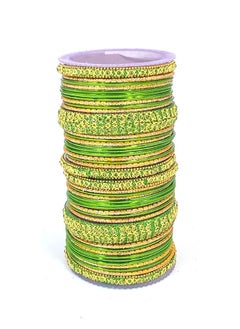 GOHONA Colorful Bangle Collection Beautifully Designed Indian Bollywood Style Alloy Metal Bangles for Kids Teenagers and Women
