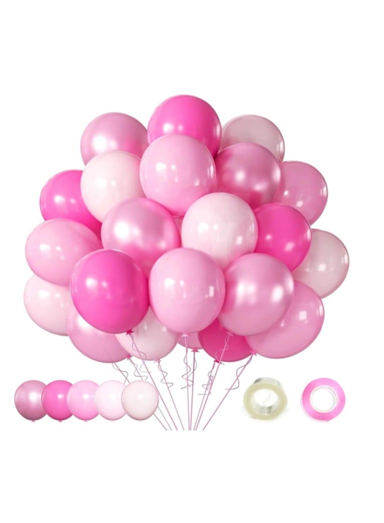 Pink Latex Balloons for Party Decoration - Image 1