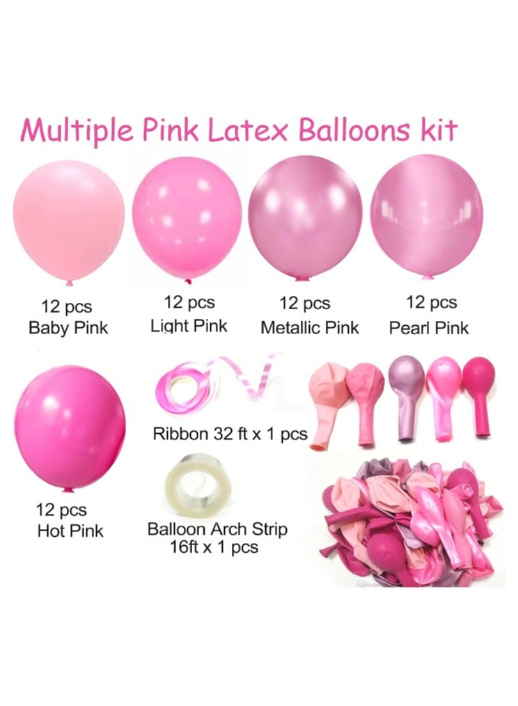 Pink Latex Balloons for Party Decoration - Image 4