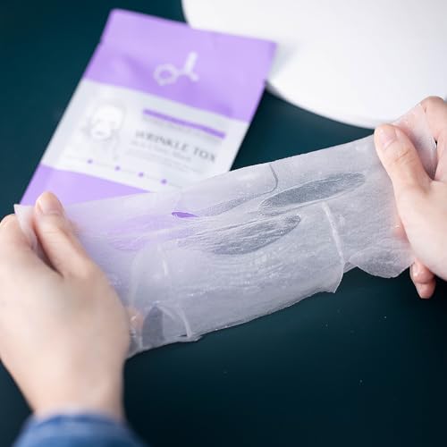 Leaders Insolution Wrinkle Tox Skin Clinic Mask | Adenosine-Infused Anti-Aging Facial Sheet for Fine Lines, Wrinkles, and Firmness | Premium Grade Cotton, Collagen Boosting (10 Sheets) - Image 5