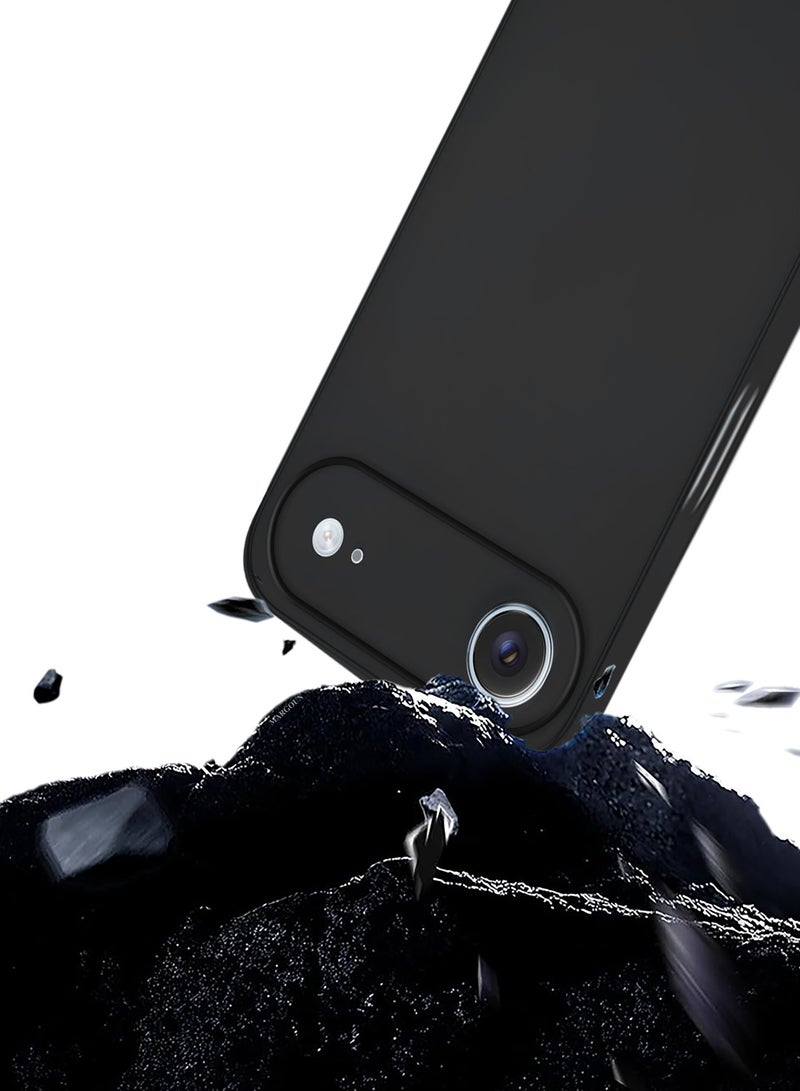 CATANES Air Skin Frosted Matte Case for iPhone 17 Air - Stylish Ultra Slim Back Cover - Black - Image 5