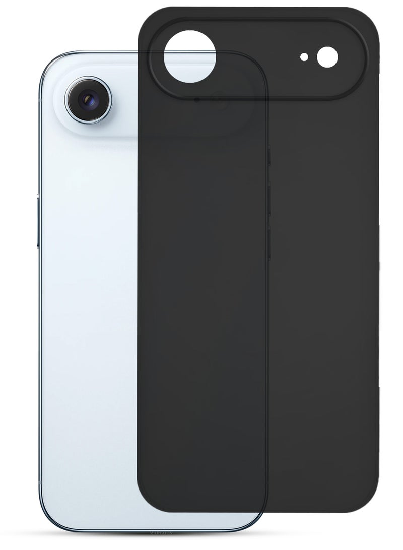 CATANES Air Skin Frosted Matte Case for iPhone 17 Air - Stylish Ultra Slim Back Cover - Black - Image 1