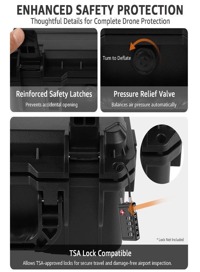 Drogear Waterproof Carrying Case for Insta 360 X5 Camera and Other Accessories - Image 4