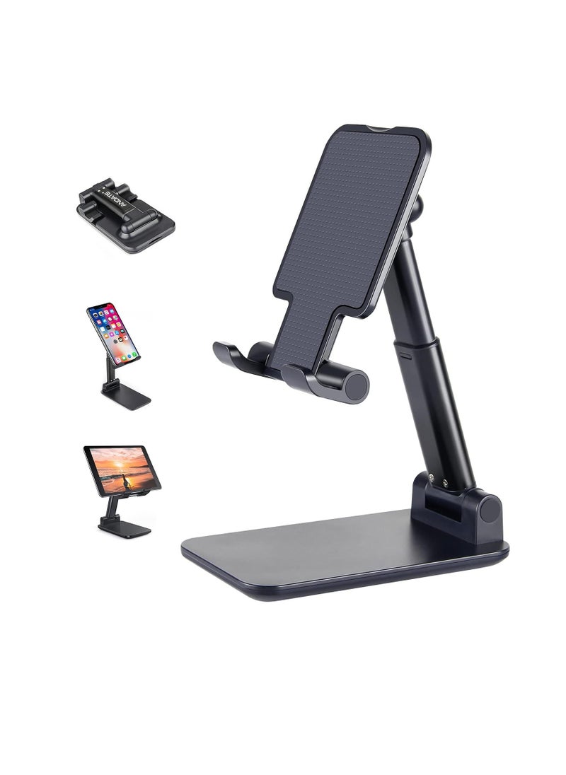 Generic Sturdy and Foldable Mobile Phone Holder Made of Durable Materials, Ideal for Phones and Tablets up to 11 inches, Lightweight and Easy to Move, Perfect for Travel and Work  - Image 1