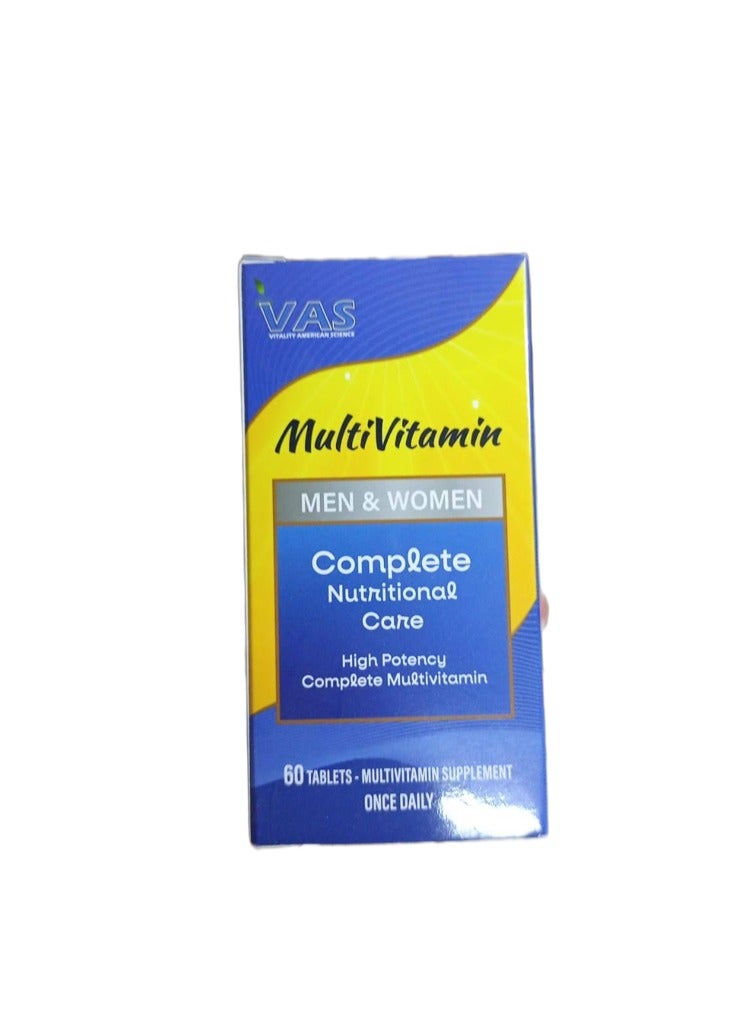 أقراص فاس ملتي فيتامين للرجال والنساء 60 قرص