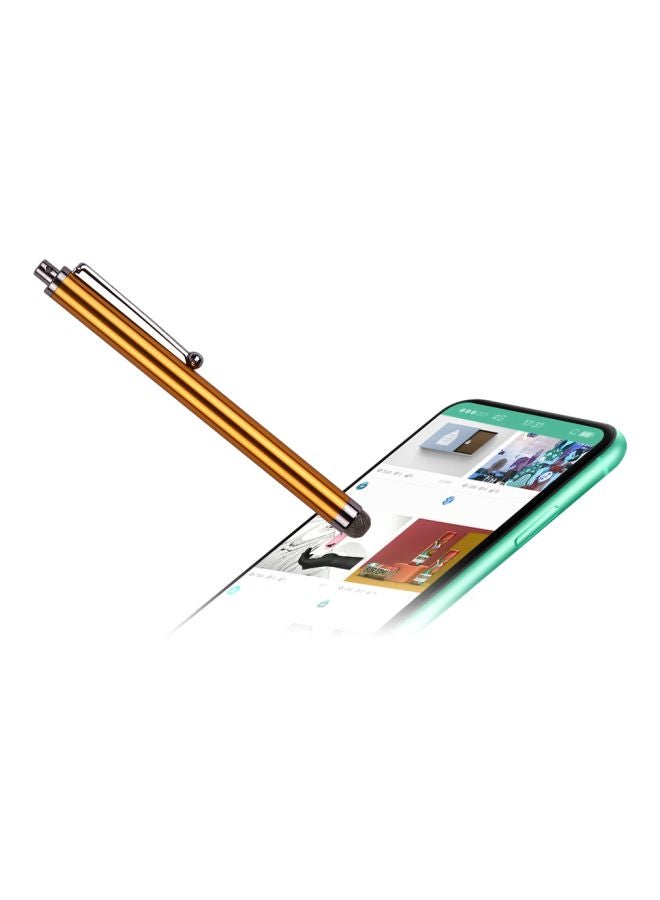 Stylus Universal Touchscreen Drawing Pen With Fiber Tip For Cell Phone/Tablet Gold - Image 3