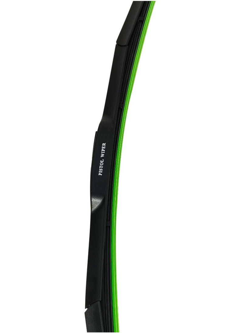 Pistol - 20" Heavy Duty Wiper Blade, Sleek Design, Universal Fit Corrosion Resistant Windshield Wiper - Image 1
