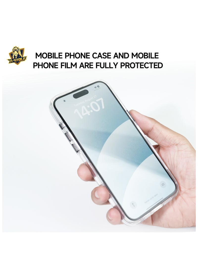 X-WOLF - XWOLF All-in-one Protection Package for IPhone 16 Pro Max Anti-Shock Suit 360 All-Protection-clear HD - Image 1