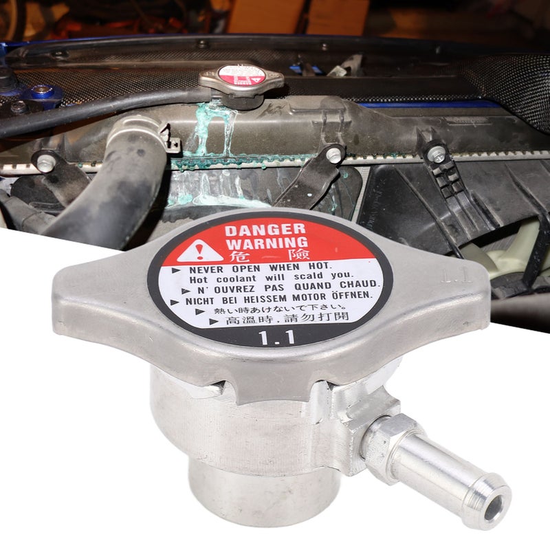 32mm 1.25in ID Weld On Radiator Filler Neck With 1.1bar Cap Aluminum Filling Neck for Most Cars - Image 2