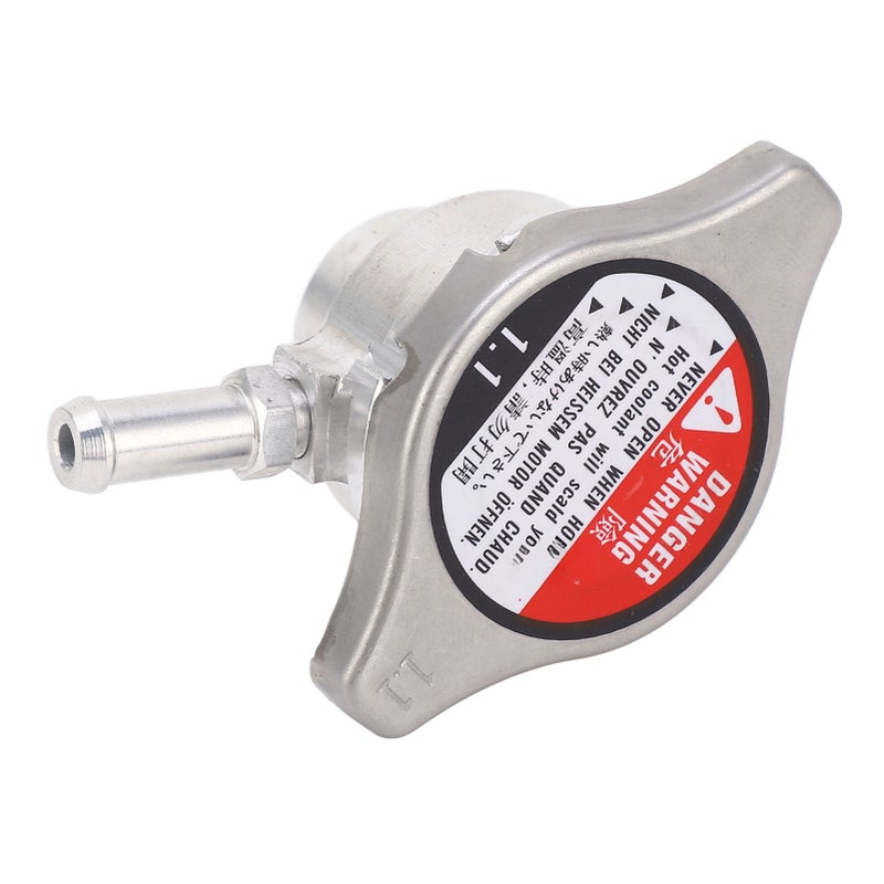 32mm 1.25in ID Weld On Radiator Filler Neck With 1.1bar Cap Aluminum Filling Neck for Most Cars - Image 1
