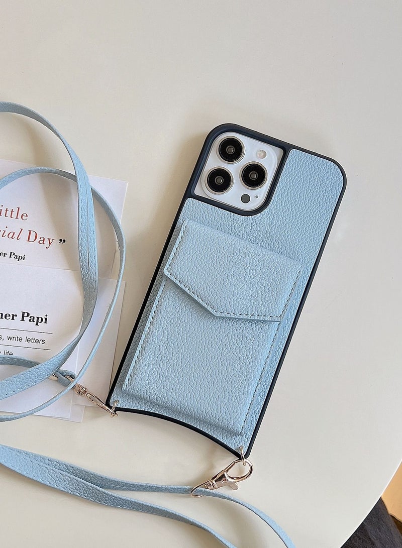 Suteni Back Cover Card Slots with Mirror Leather Phone Case for iPhone - Image 2